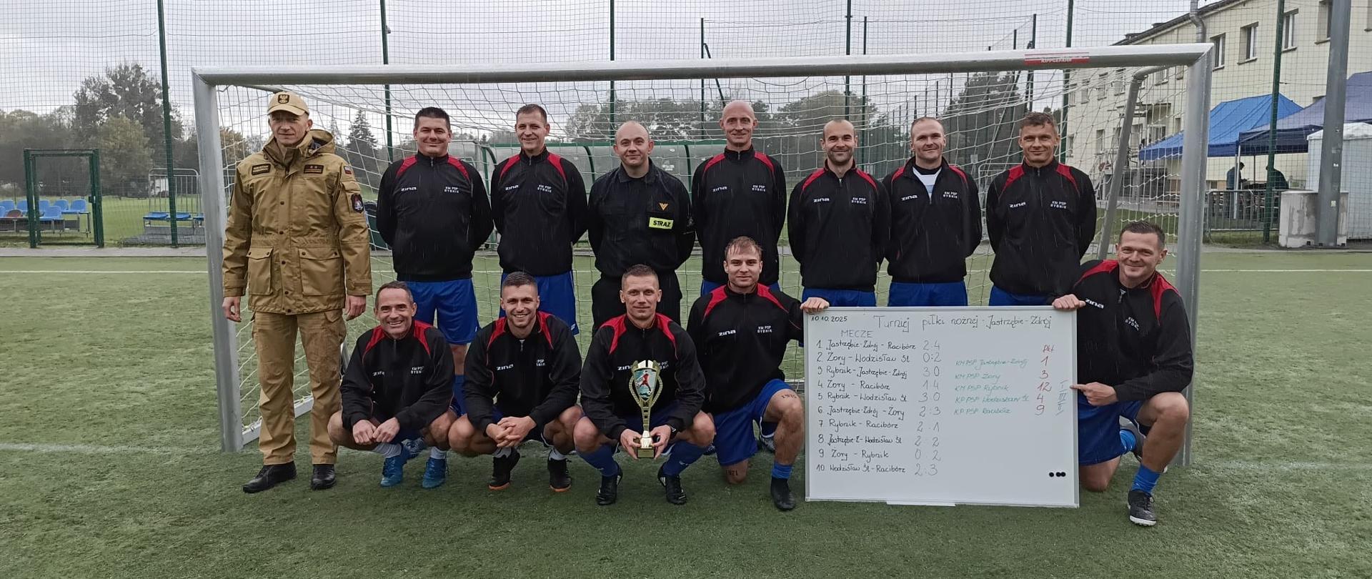 Strażacy z Rybnika najlepsi w regionalnym turnieju piłkarskim