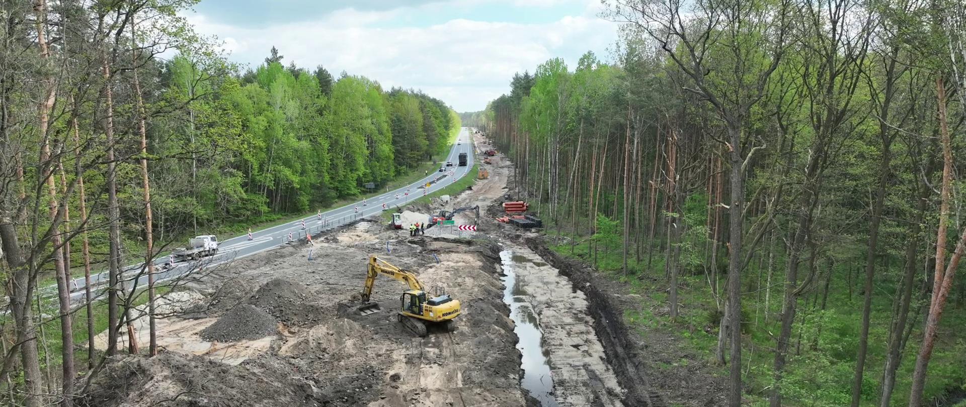 Budowa ścieżki pieszo - rowerowej na trasie Ozimek - Grodziec