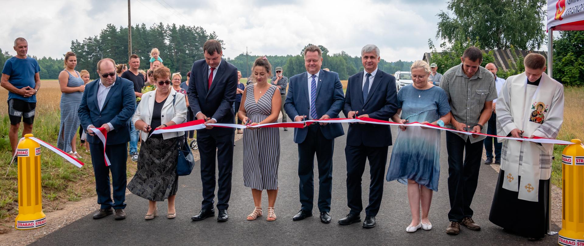 Otwarcie drogi w Maćkowej Rudzie