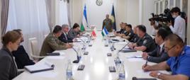 spotkanie szefa BBN z ministrem obrony UZ, B. Kurbanowem 
