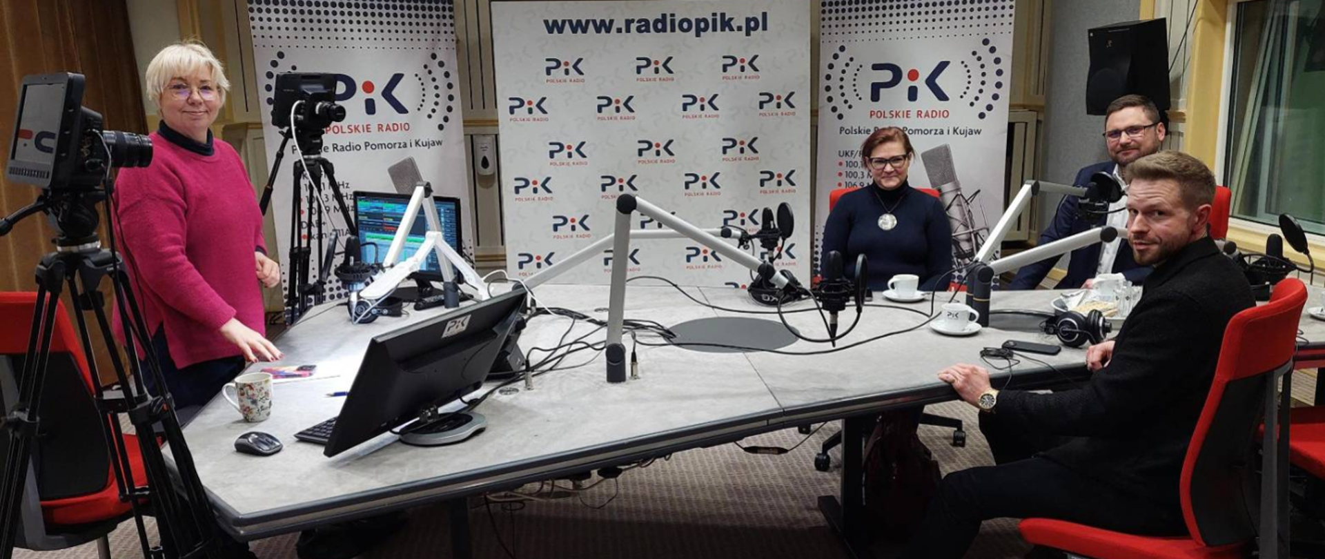 Goście Radia PIK podczas audycji na temat stanu zachorowania na grypę w województwie kujawsko-pomorskim