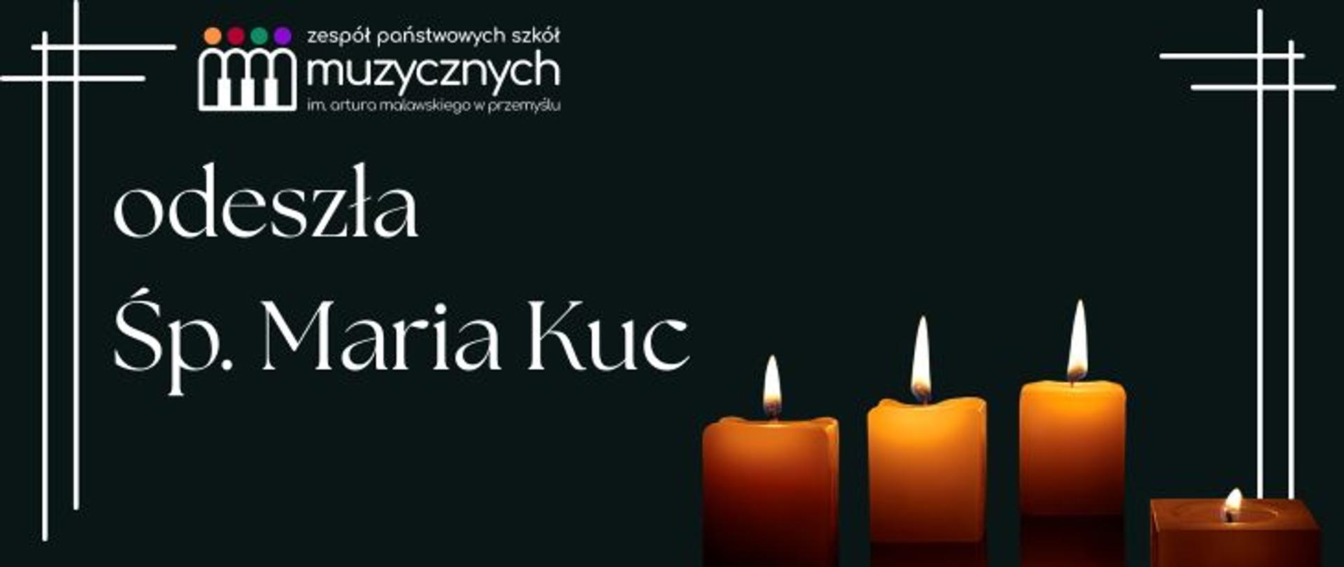 Odeszła śp Maria Kuc