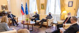 Spotkanie Ambasadorów V4 z Prezydentem Słowenii Borutem Pahorem