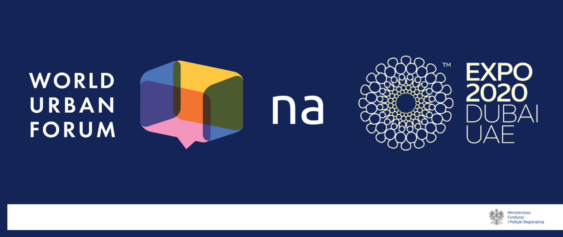 Logo World Urban Forum oraz EXPO 2021 Dubai UAE