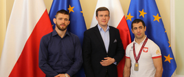 Medaliści Mistrzostw Europy w Zapasach i Młodzieżowych Mistrzostw Europy U-23 z wizytą w MSiT