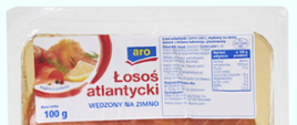 Opakowanie produktu - łosoś Atlantycki Aro 100 g