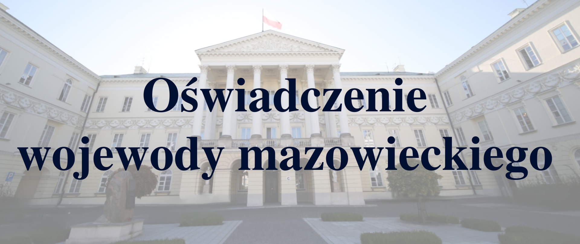 oświadczenie wojewody mazowieckiego