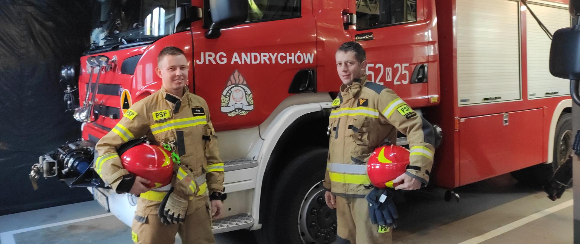 Strażacy z JRG Andrychów