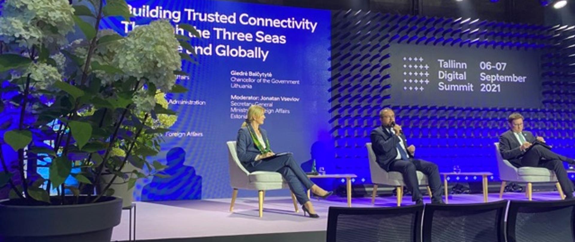 Deputy Minister Paweł Jabłoński on Three Seas Initiative and cyber security during Tallinn Digital Summit