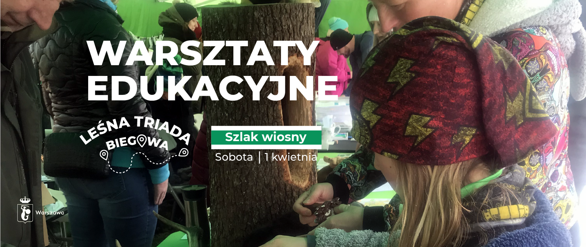 Plakat leśnej triady biegowej