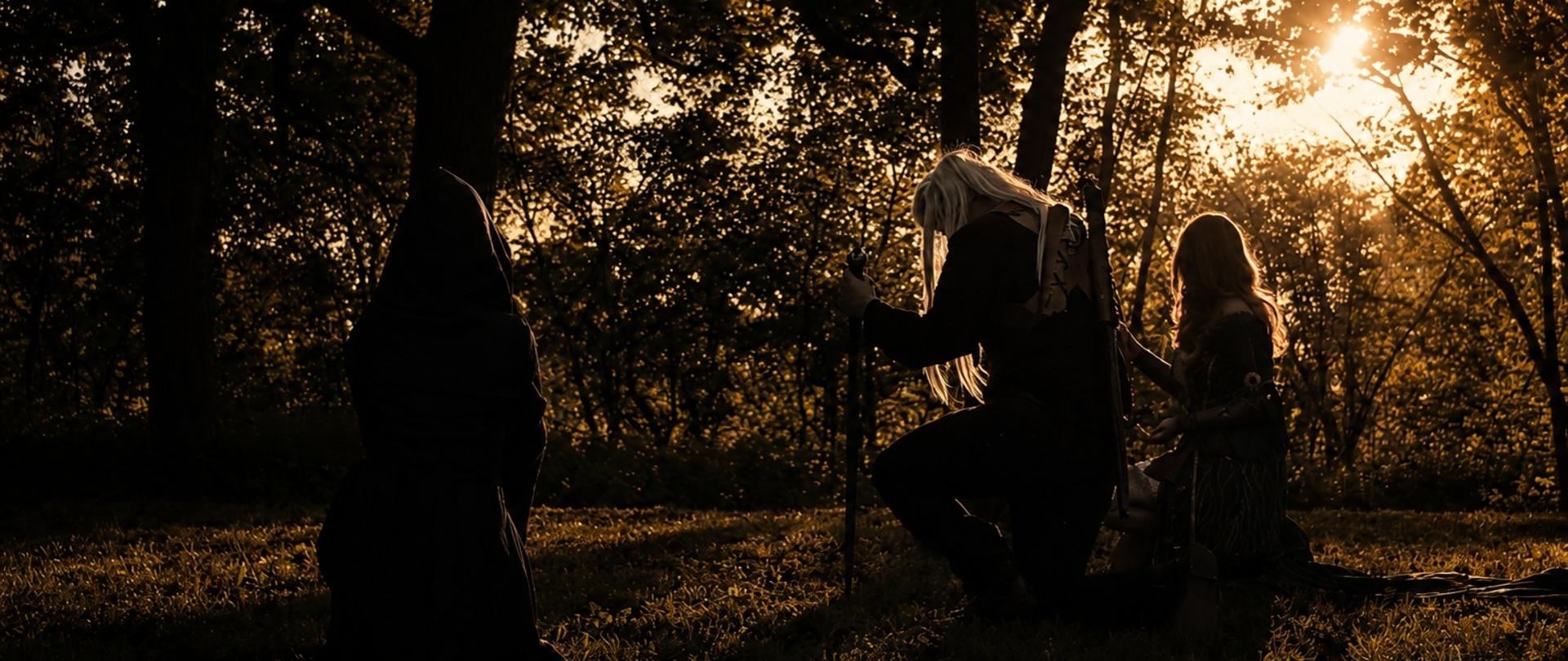 Zdjęcie z sesji Szkolnego Koła Fotograficznego "Wiedźmińska ekipa"