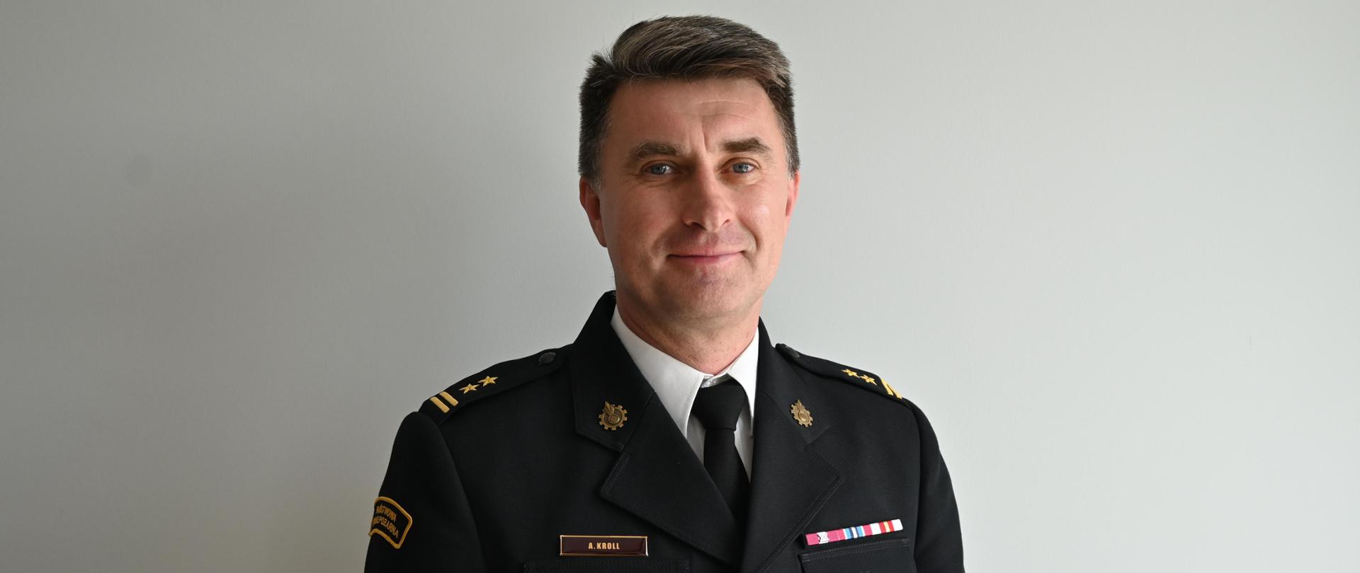 Komendant Powiatowy PSP w Tucholi - bryg. mgr Arkadiusz Kroll