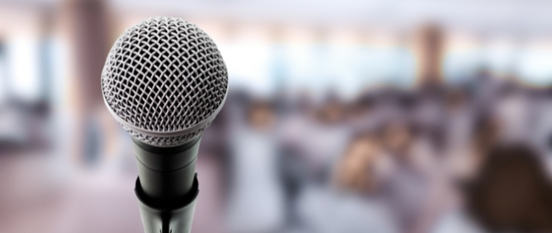 O KAP na Konwencie Informatyków
Zdjęcie przedstawia mikrofon na rozmytym tle