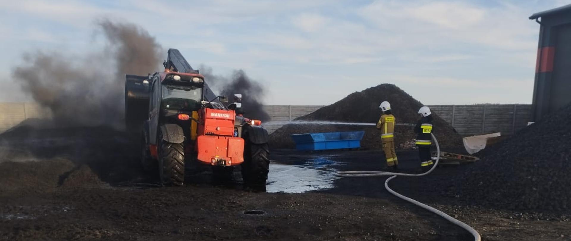 POŻAR STERTY MIAŁU WĘGLOWEGO [2.11.2023]