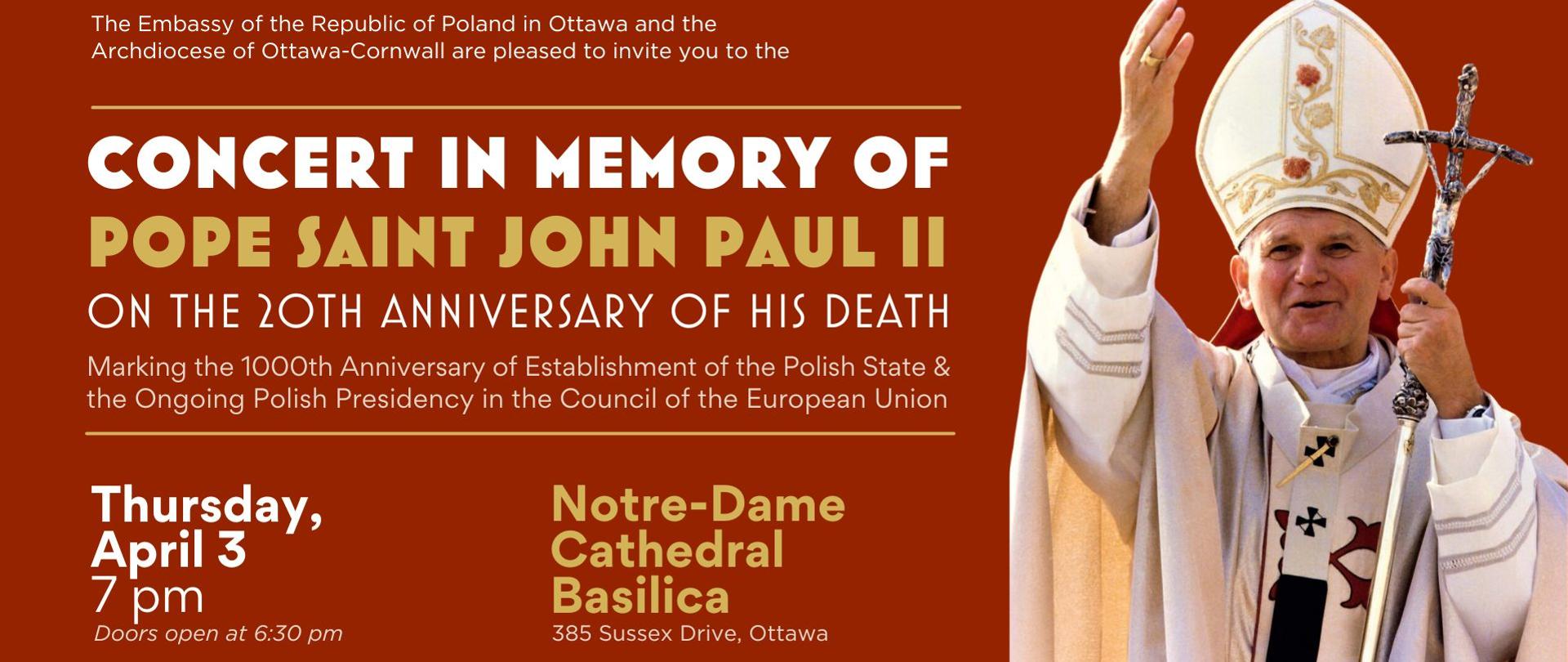 John Paul II 2025 Concert 