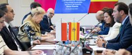 Spotkanie ministra infrastruktury Dariusza Klimczaka z ministrem transportu i zrównoważonej mobilności Hiszpanii Óscarem Puente