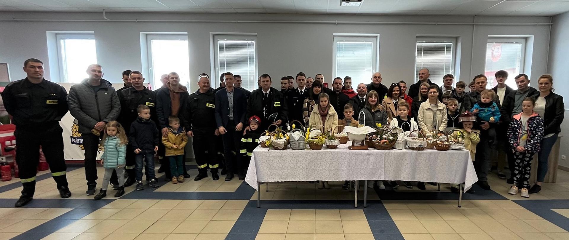 Święcenie pokarmów w KP PSP W Wąbrzeźnie