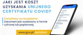 certyfikat COVID