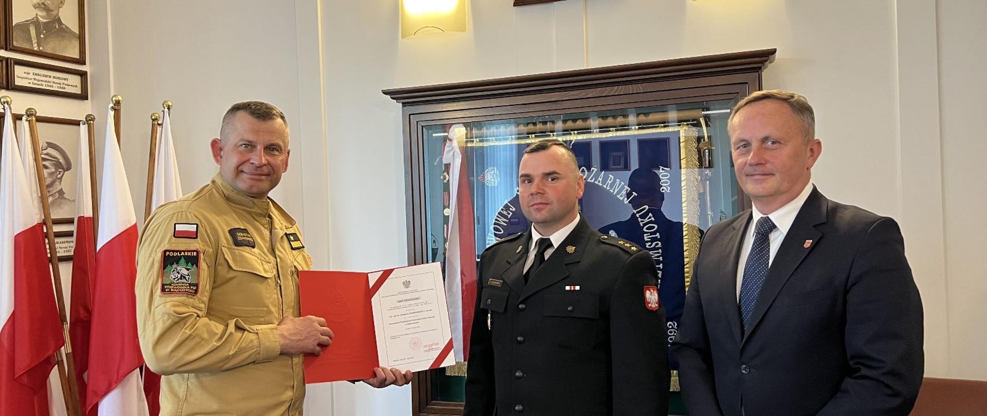 Powołanie na stanowisko Komendanta Powiatowego PSP w Siemiatyczach 