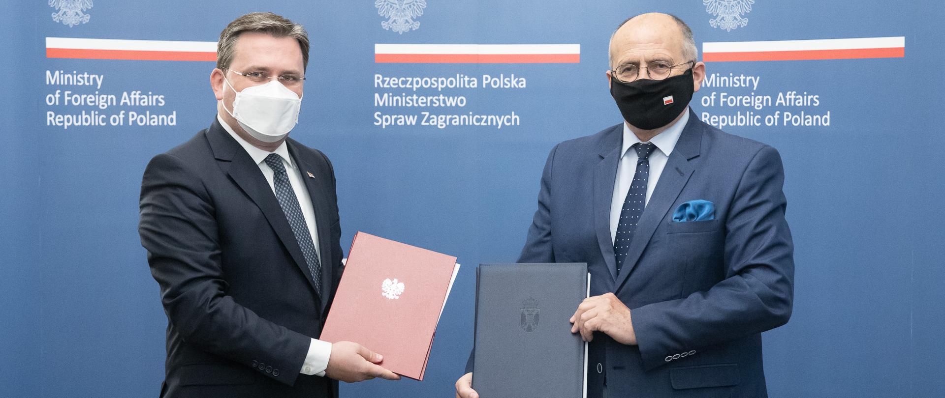 2021.06.11 Warszawa . Minister Zbigniew Rau . Wizyta minister SZ Serbia .
Fot. Tymon Markowski / MSZ