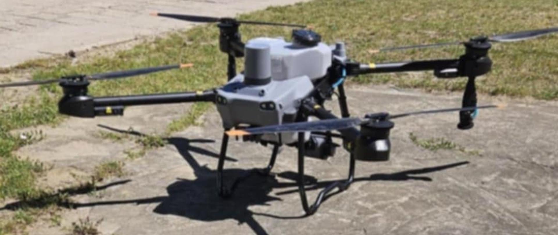 Dron specjalistyczny zakupiony w ramach projektu FELU 