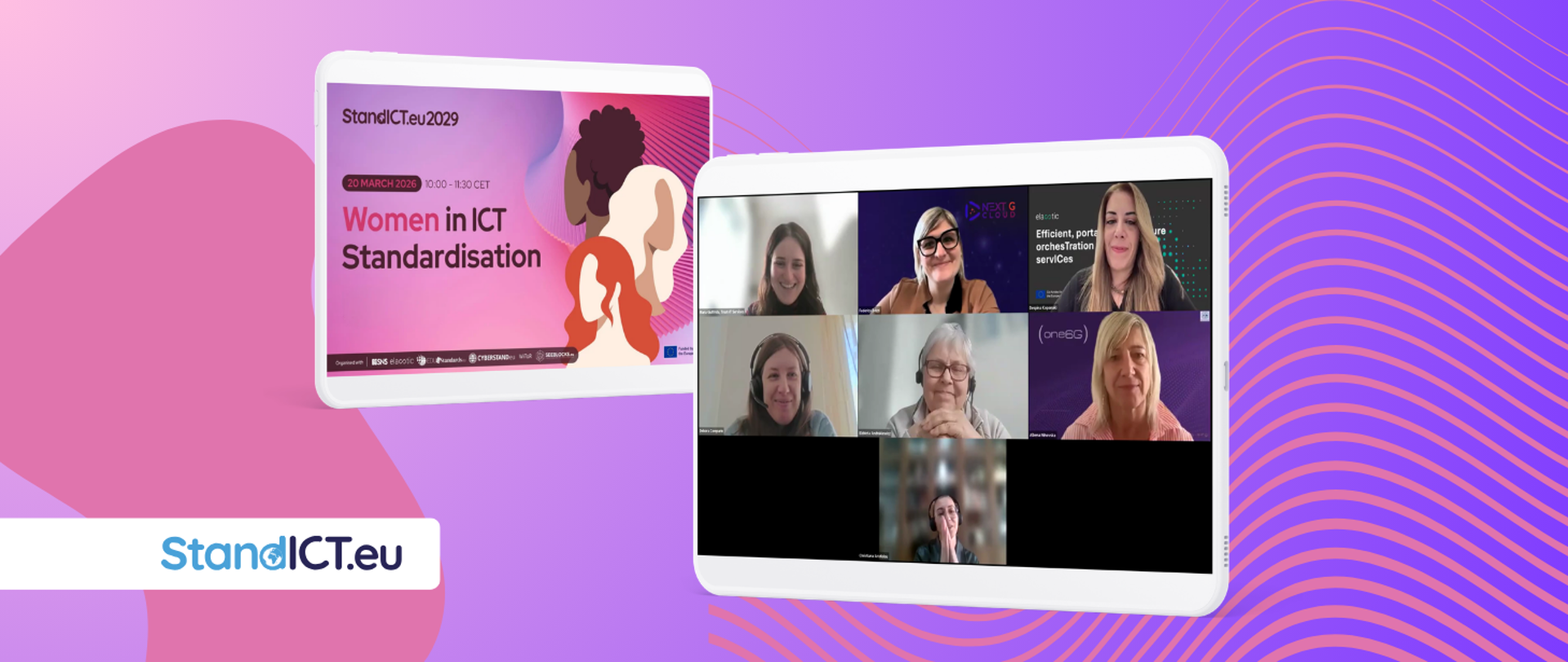 Webinar "Women in ICT Standardisation”.