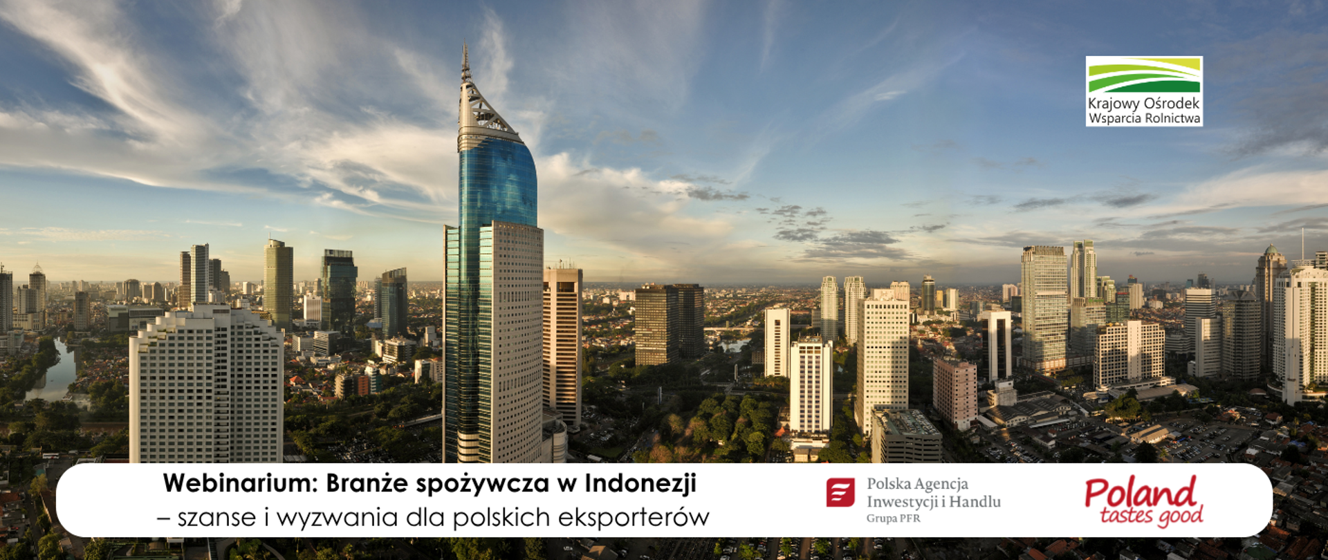 Zapraszamy na webinarium poświęcone branży spożywczej w Indonezji