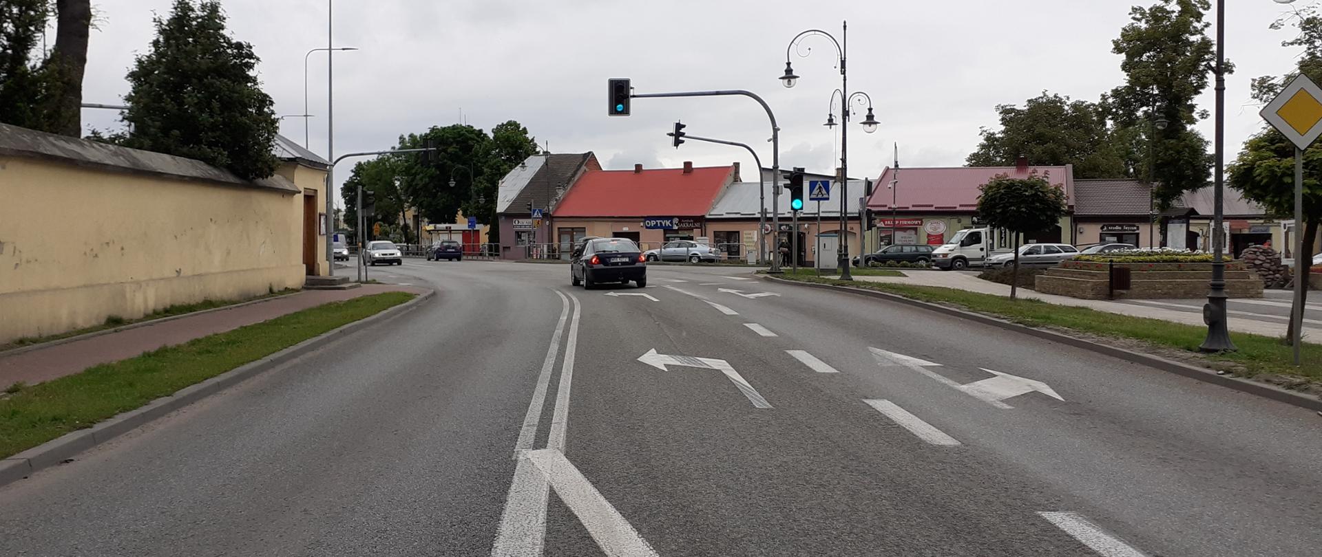 Skaryszew 2.1 skrzyżowanie w mieście