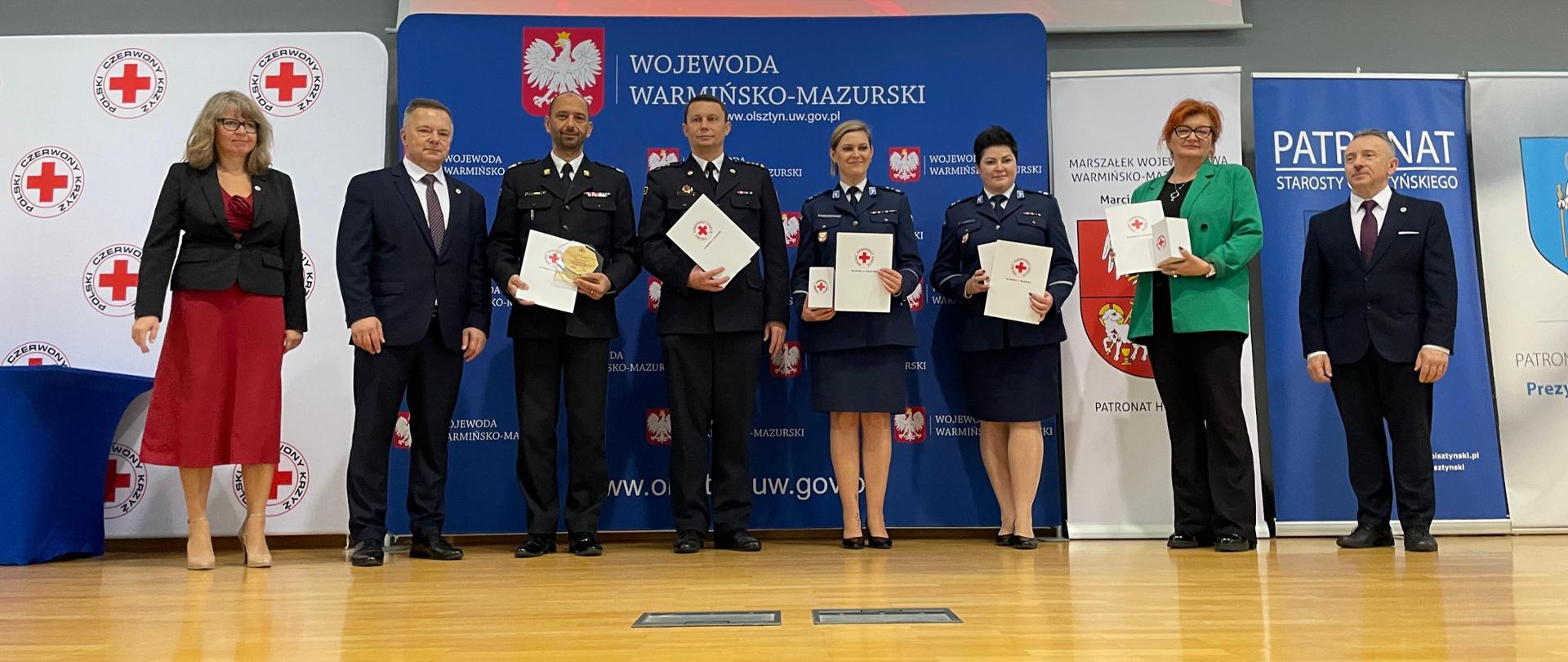 Wyróżnione osoby podczas gali