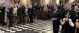 Z okazji uroczystości św. Jana Chrzciciela - Patrona Zakonu Maltańskiego - Ambasador RP Krzysztof Olendzki i Joanna Olendzka wzięli udział w uroczystej mszy św. w katedrze św. Mikołaja w Lublanie