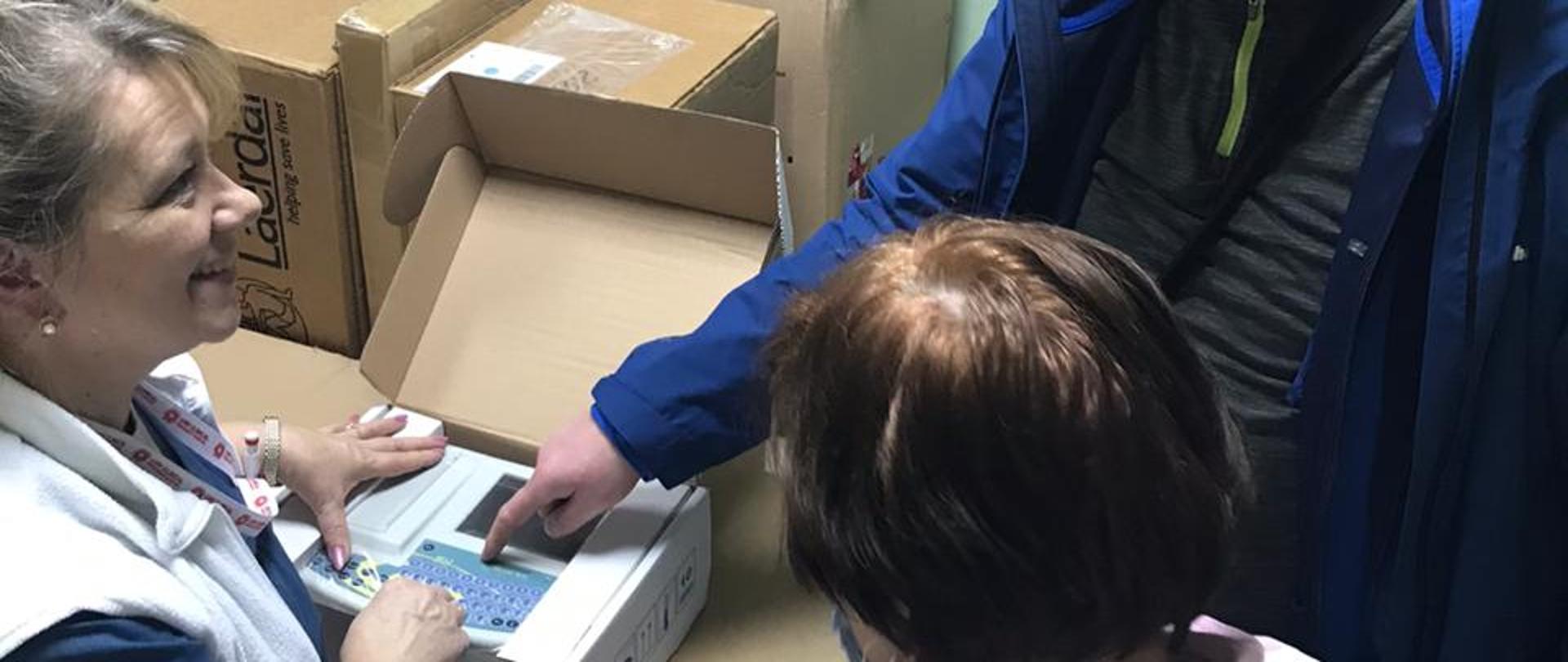 przekazanie sprzętu medycznego