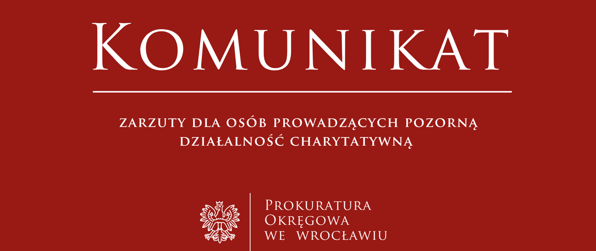 Zarzuty dla osób prowadzących pozorną działalność charytatywną