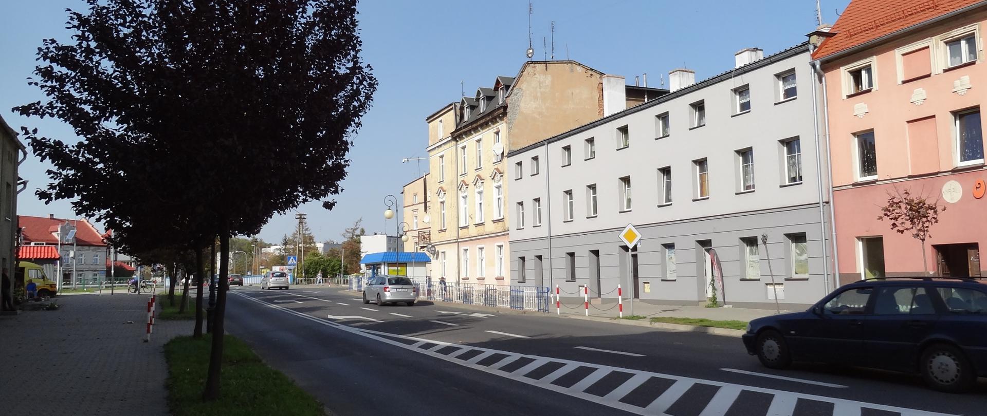 Odcinek DK40 w Głuchołazach przed rozbudową