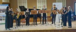 Występ Instrumentalnego Zespołu Dętego w szóstym Ogólnopolskim Konkursie Folklorystycznym w Stalowej Woli dnia dwudziestego dziewiątego kwietnia dwa tysiące dwudziestego szóstego roku