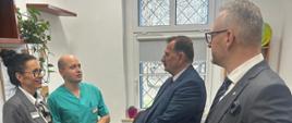 Wiceminister Aktywów Państwowych oraz Wojewoda odwiedzili Szpital Psychiatryczny w Węgorzewie