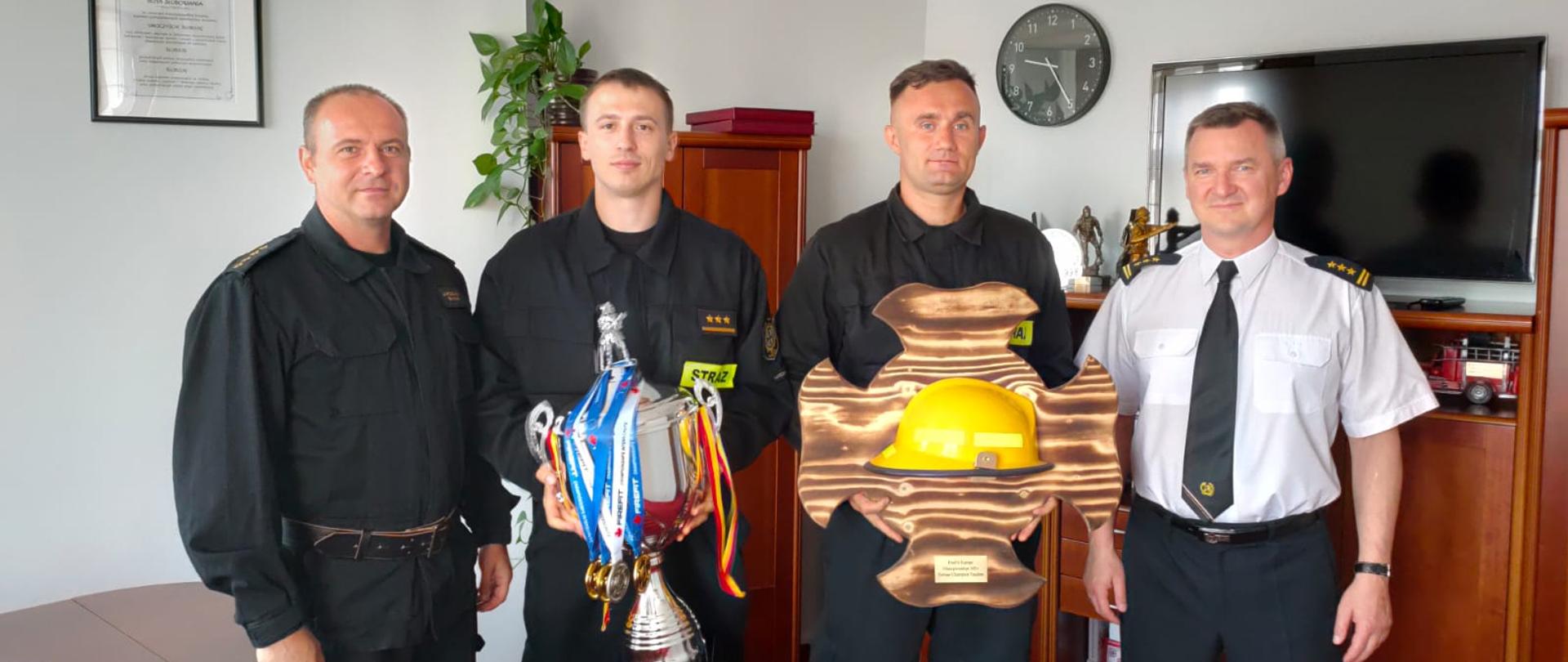 Komendant podziękował strażakom za miejsce na podium 