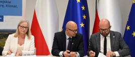 Robert Gajda, Zastępca Prezesa Zarządu NFOŚiGW podczas podpisania umowy
