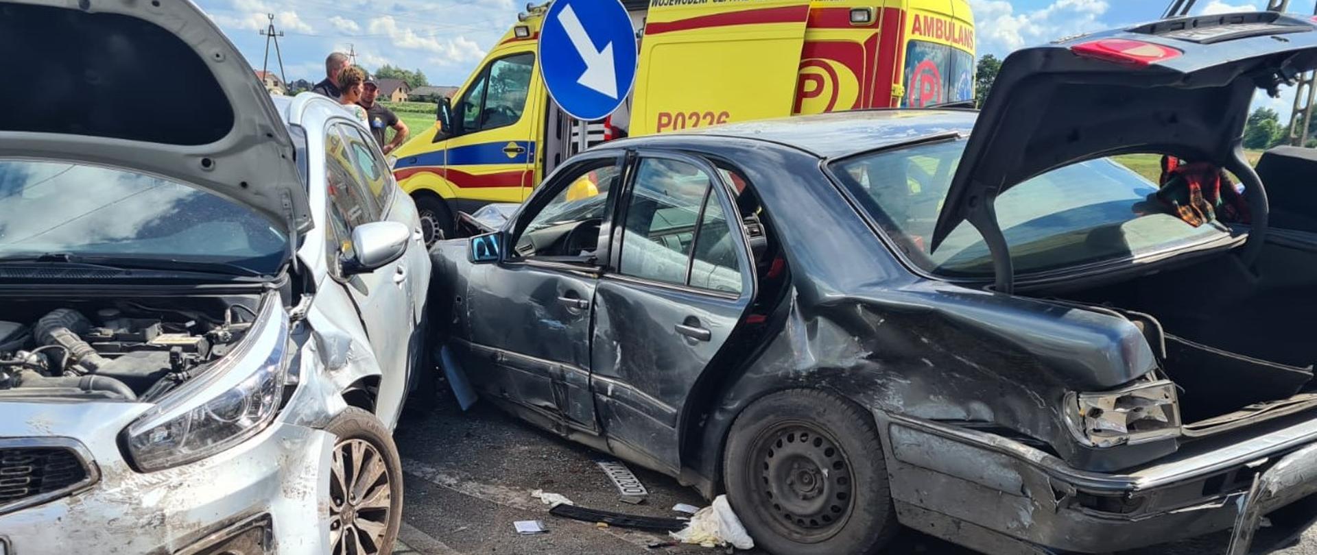 WYPADEK W MIEJSCOWOŚCI STARY KIĄCZYN [10.08.2023]