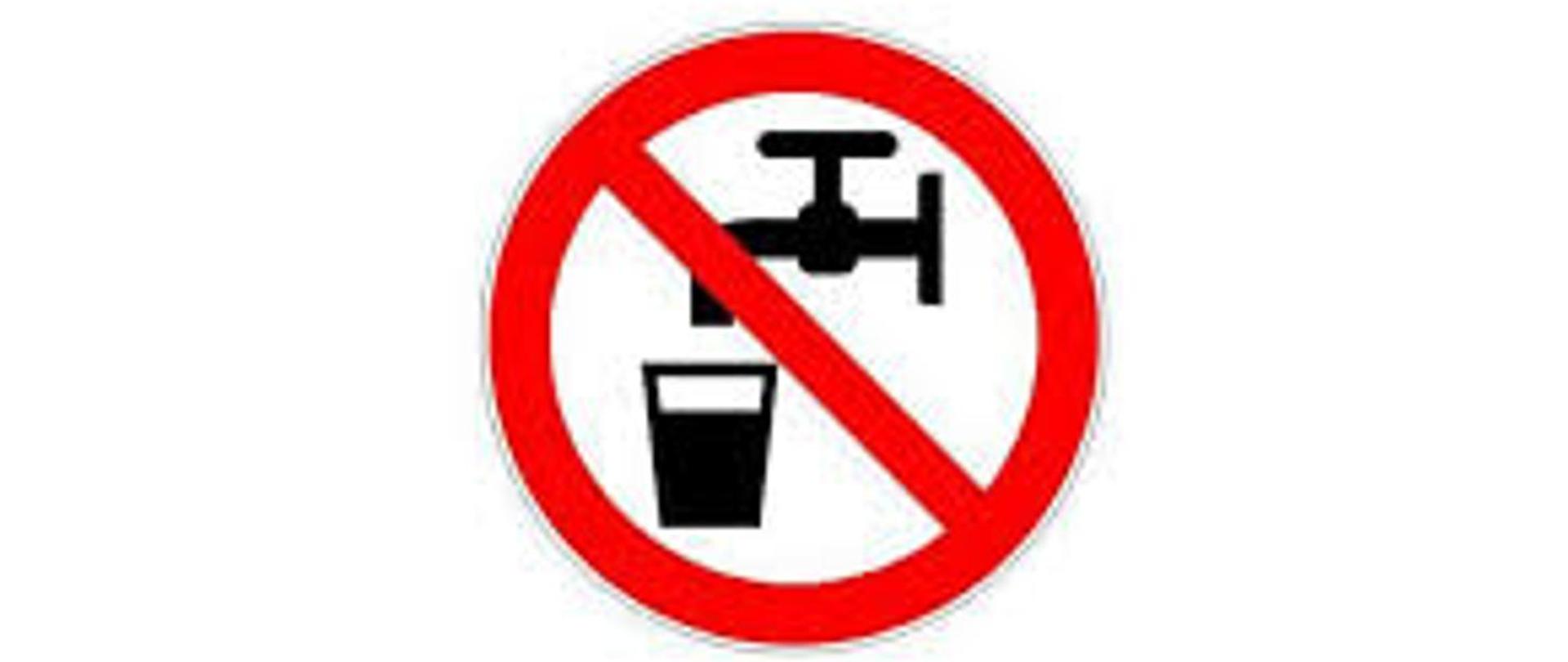 Woda niezdatna do picia