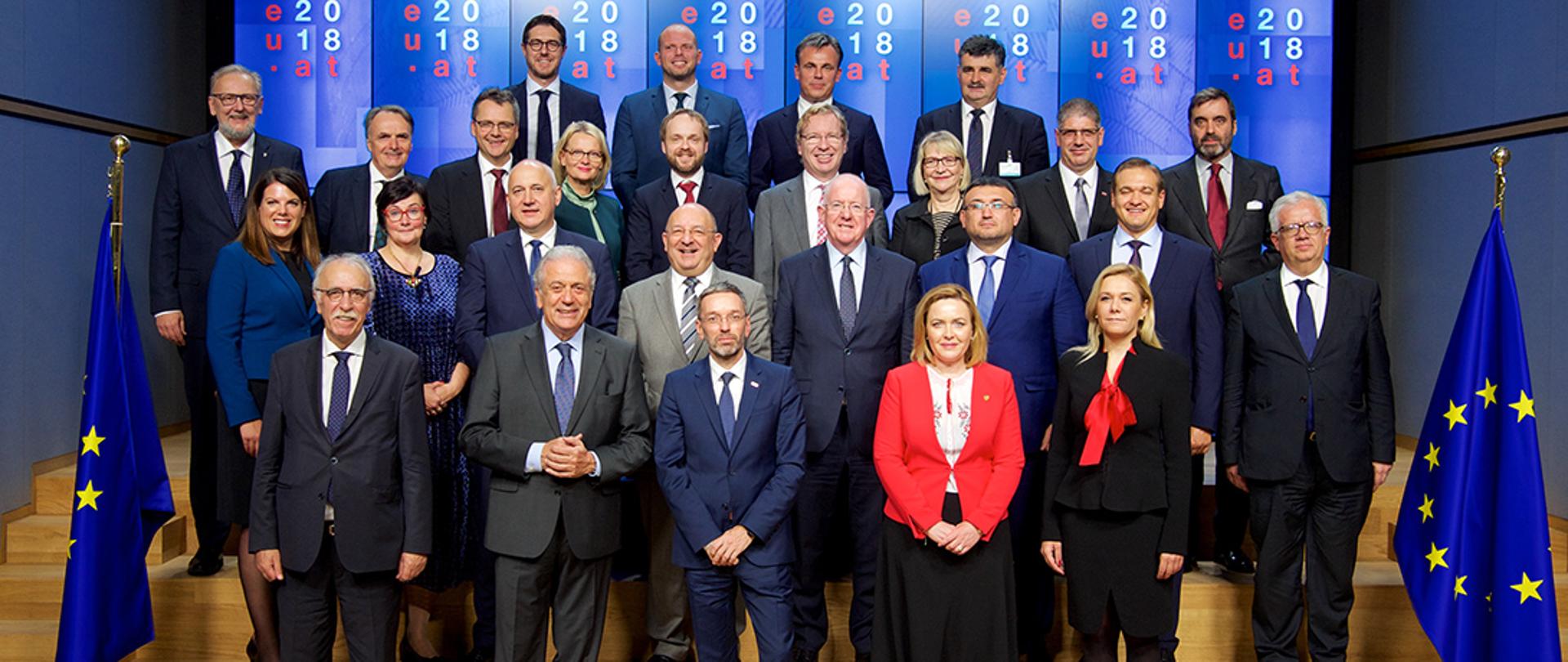  Spotkanie rady ds. Wymiaru Sprawiedliwości i Spraw Wewnętrznych (JHA) w Brukseli 