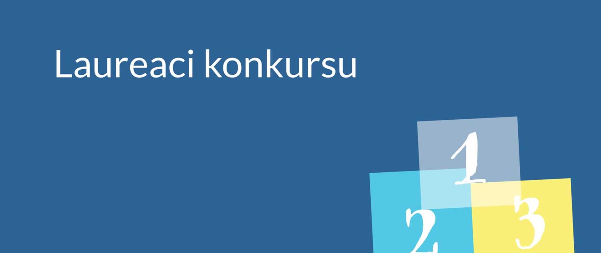 Biały napis na morskim tle