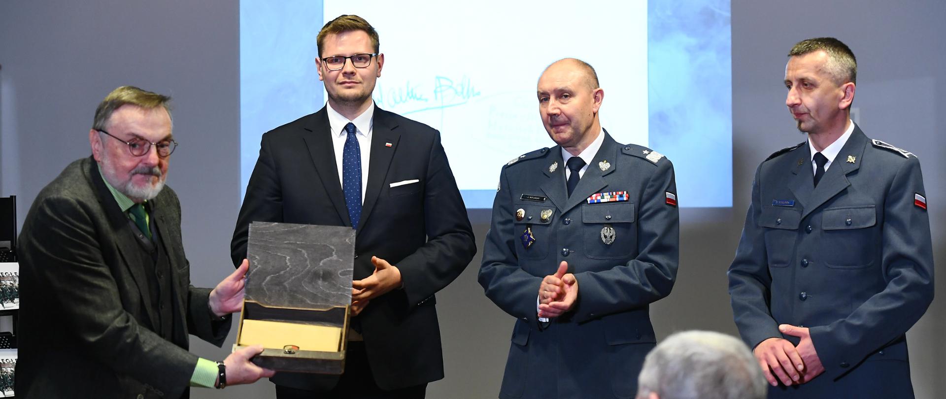 Wiceminister Michał Woś. 