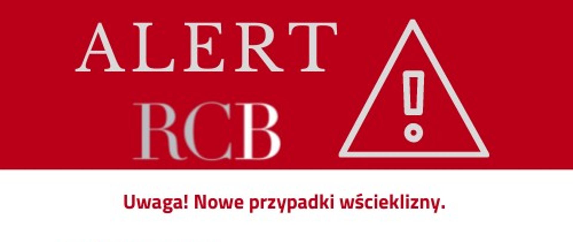Alert RCB - nowe przypadki wścieklizny