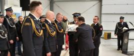 Uroczyste zdanie i przyjęcie obowiązków Komendanta Powiatowego Państwowej Straży Pożarnej w Rypinie 
