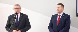 Na zdjęciu minister Czarnek i Wojciech Murdzek.