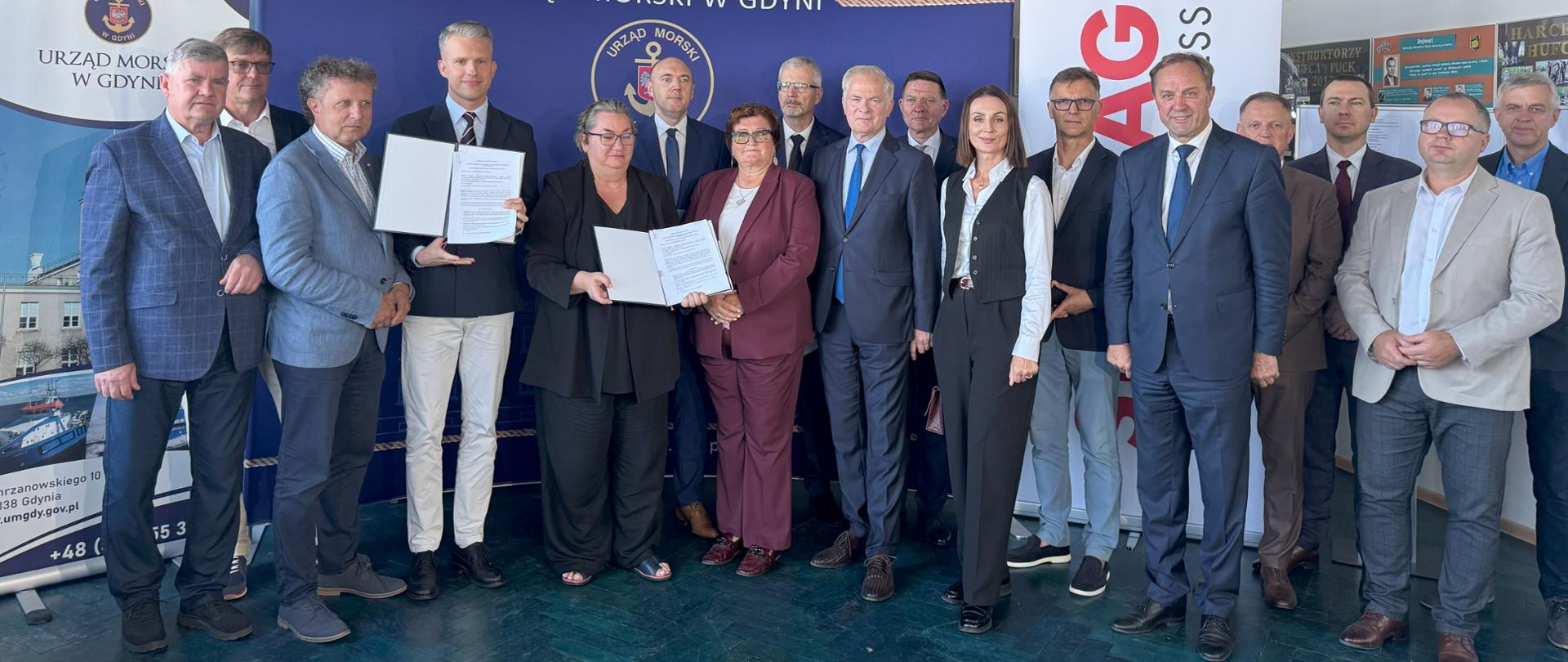 Urząd Morski w Gdyni podpisał umowę na budowę nowego falochronu osłonowego w porcie rybackim w Pucku