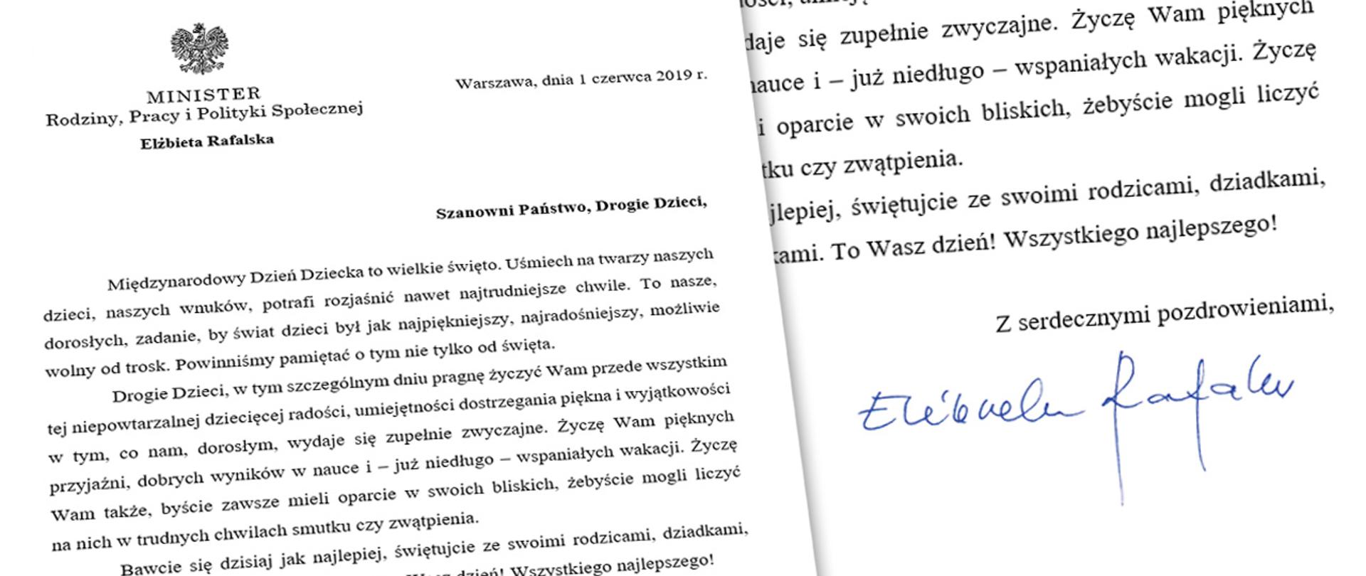 Życzenia z okazji Dnia Dziecka