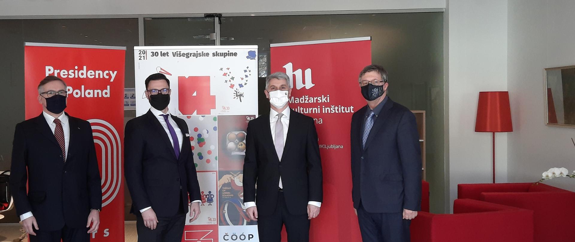 Visegrad anniversary in Ljubljana: poster exhibition featuring artists from V4 countries