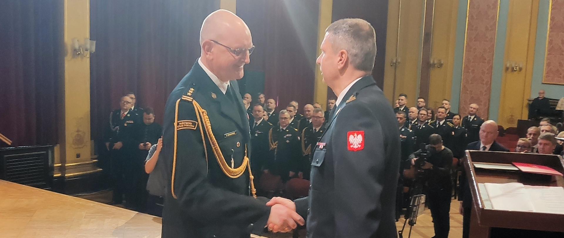 Uroczysta zbiórka z okazji przejścia na zaopatrzenie emerytalne 