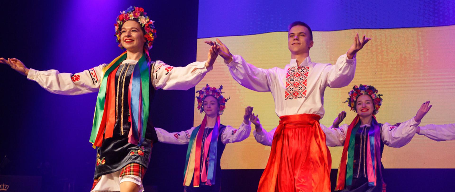 Koncert "Wileńszczyzna-Ukrainie" w Domu Kultury Polskiej w Wilnie 4 marca 2022 roku. 